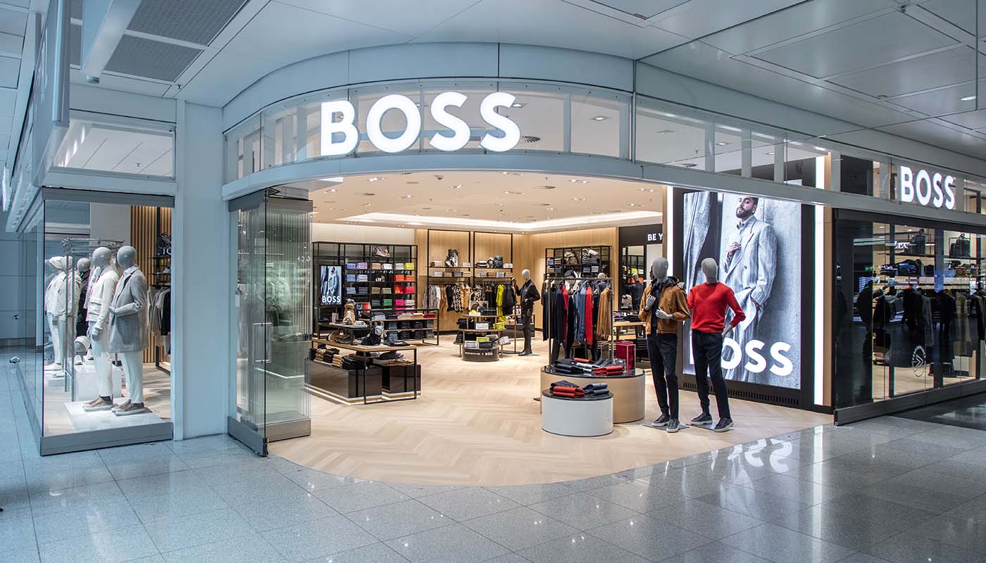 Аутлет гуанчжоу. Hugo Boss магазин. Hugo Boss одежда магазин. Аутлет в Гуанчжоу. Лого Boss аутлет.