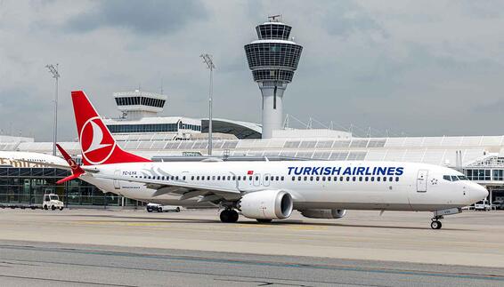 Turkish Airlines am Flughafen München